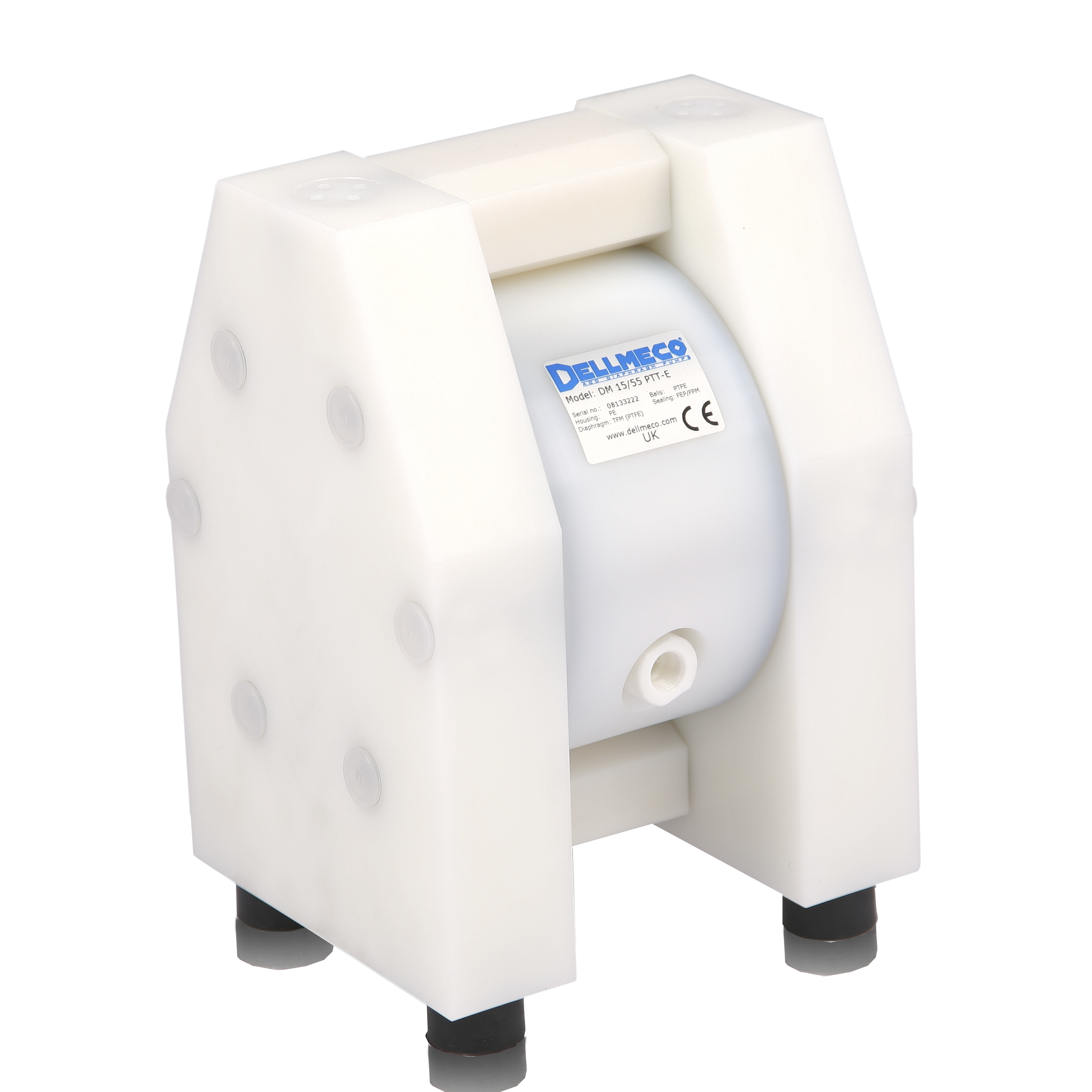 Пневм. Мембранна помпа PTFE 